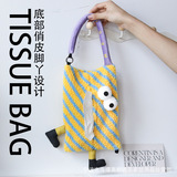 Car Creative Creative Creative Creative Creative Paper Paper Paper Bag Сумка полотенце Внутренние подвесные передовые датчики накачанные коробку