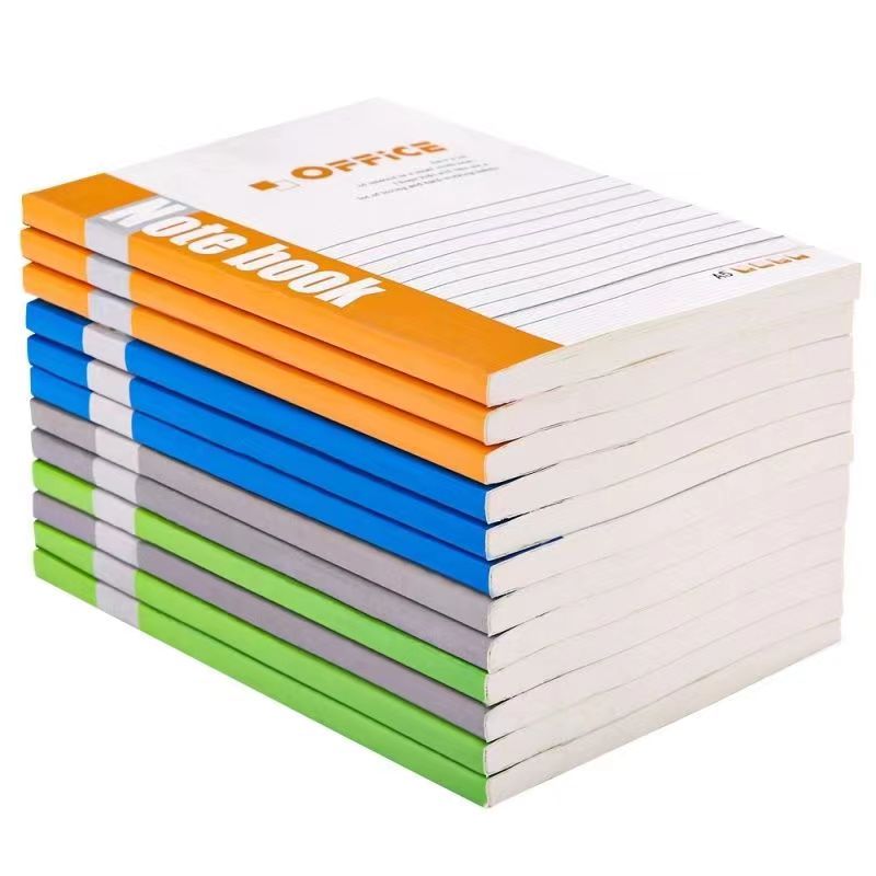 加厚笔记本本子A5日记本办公用品10本装学生文具软抄本批发记事本