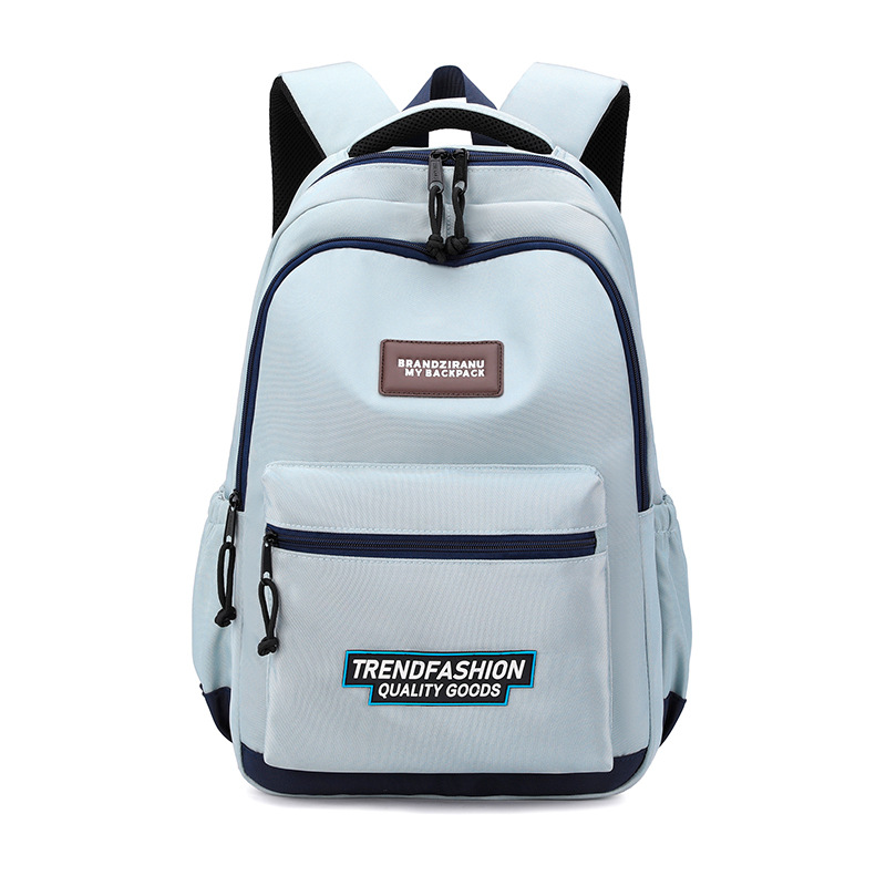 Mochila de pescado natural universitaria de alta capacidad para estudiantes de secundaria primaria simple y de alto valor facial para estudiantes de primaria de grado 3 - 6