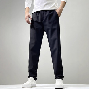 Woven Plus Velvet Spring, Autumn and Winter Versatile Casual Pants for Men