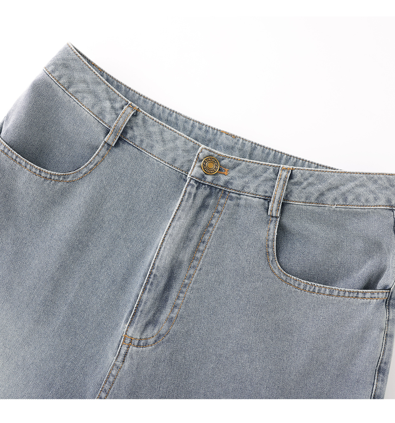 Bộ áo ren phối quần jeans nữ phong cách Trung Hoa mùa hè — màu kaki chi tiết 20