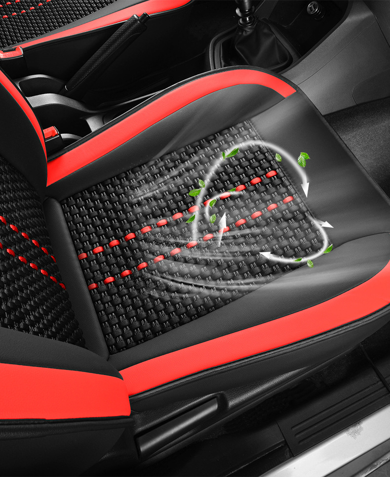 Five-Seater Special Vehicle Wuling Hongguang V Rongguang V Ice Silk Style Wear-Resistant Car Seat Cushion Full Surround Special Seat Cover