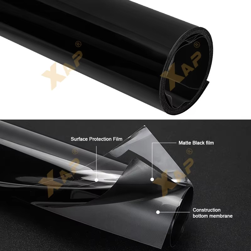 Suitable for Tesla Cyberpickup truck pre-cut TPU dumb black protective film PPF cross-border for Amazon