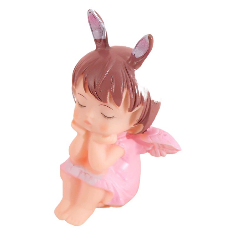 Baby Anne детская вечеринка украшение для торта на день рождения милый мультяшный Ангел украшения для выпечки DIY тканые ручной работы