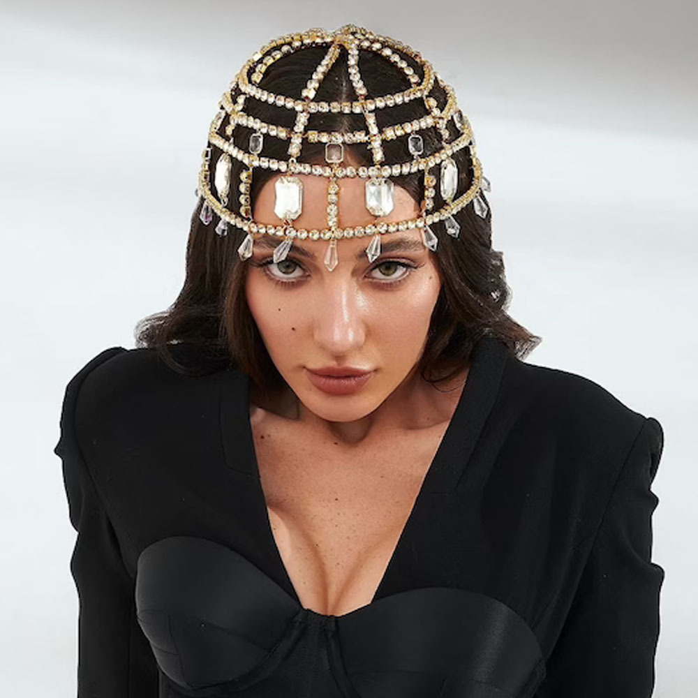hair accessory for bride drop-shaped