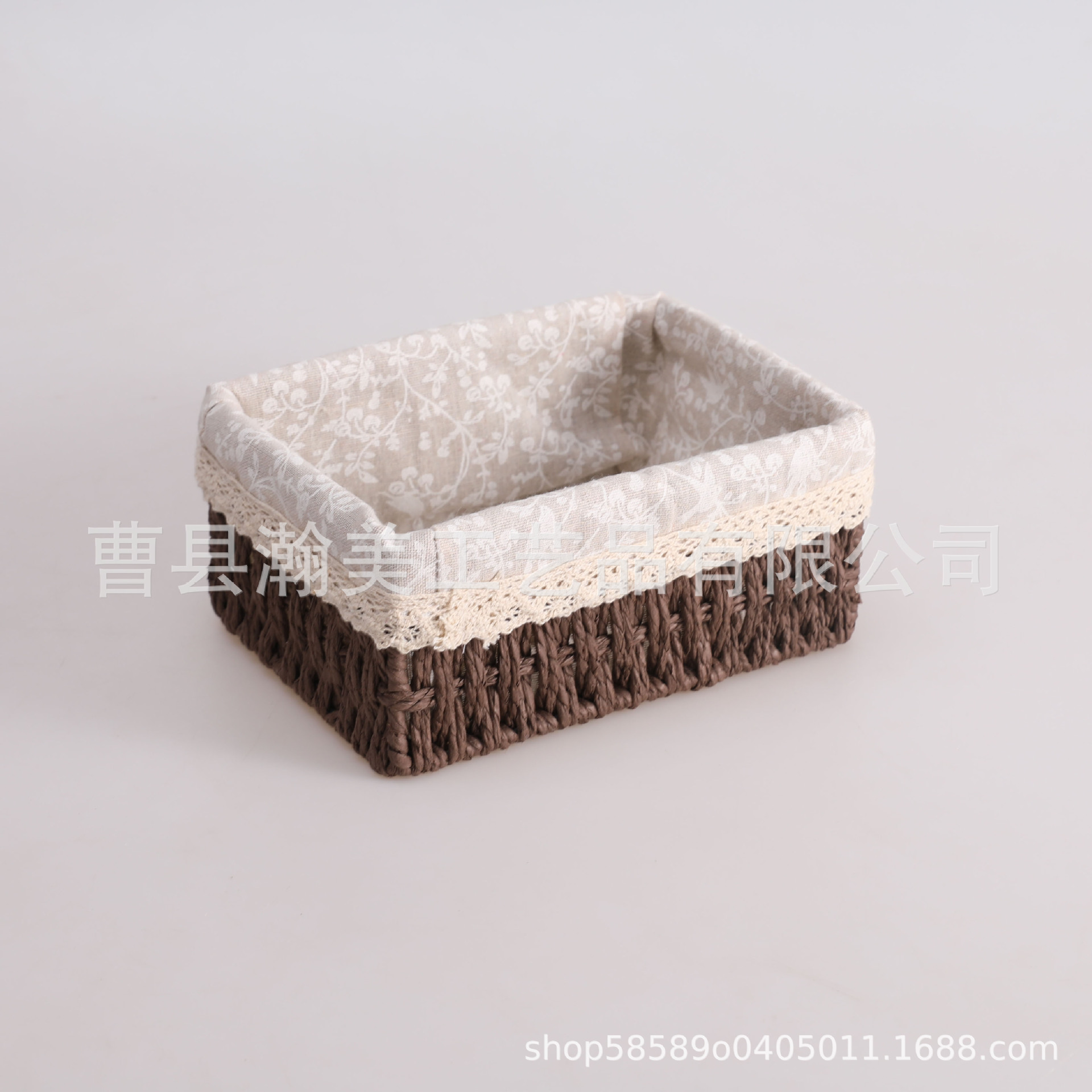 Transfronterizo trenzado cesta de almacenamiento mesa de té caja de almacenamiento bocadillos cosméticos cesta de almacenamiento cajas de almacenamiento trenzadas