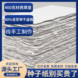 热卖门票邀请函种子纸卡片 纯色种子纸特种纸种植发芽环保种子纸