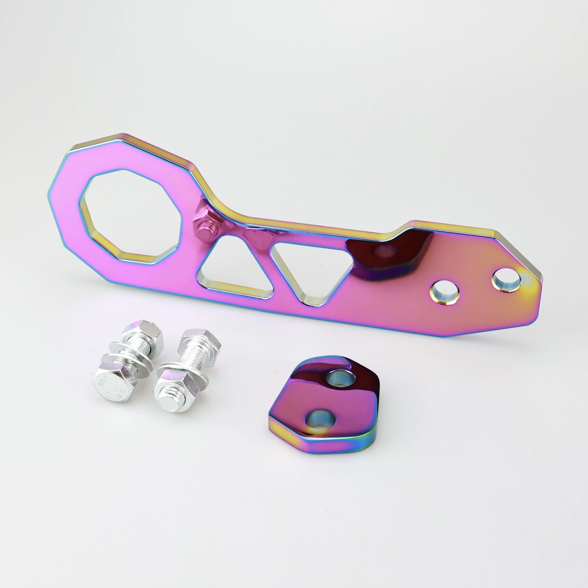 Кросс-бордерные аксессуары для тюнинга автомобилей JDM, универсальный алюминиевый цветной буксировочный крюк, задний бампер, крюк для прицепа