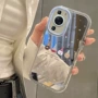 苹果爱心可爱iphone13奶油