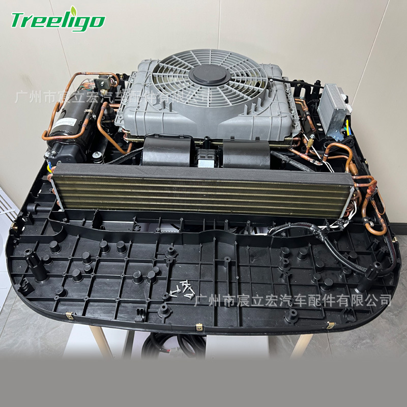 Treeligo's New High-End Parking Air Conditioner with Integrated Heating and Cooling Heat Pump Type 110V220V Rv Camper Air Conditioner