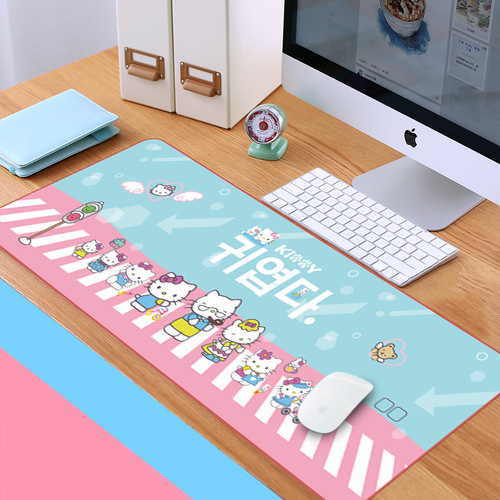 Mouse pad large size rubber desk pad mouse pad anti-slip keyboard pad cartoon game desk pad computer accessories