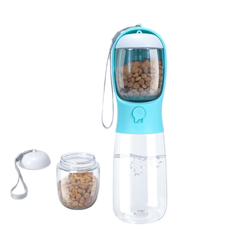 Gran capacidad para perros y gatos al aire libre portátil 2 en 1 agua potable alimento resistente a altas temperaturas taza de agua multifuncional para mascotas