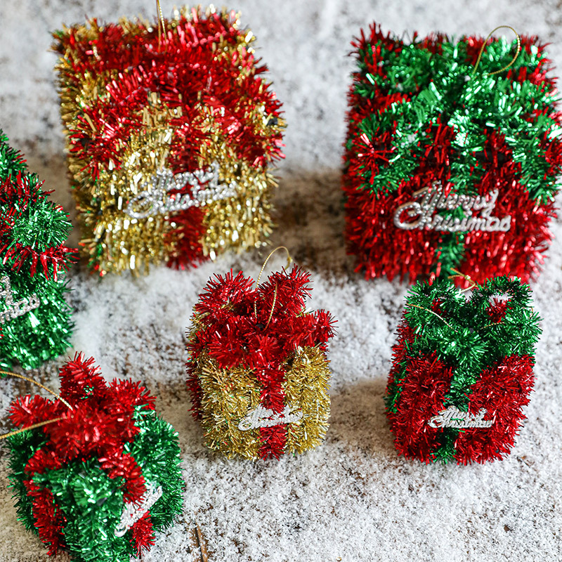 Hong Kong Heng nueva escena de Navidad una variedad de cono de cinta árbol decoración de escritorio atmósfera decoración fiesta suministros diseño