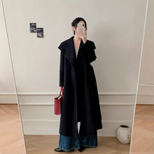 秋冬款双面羊毛大衣女装外套羊绒毛呢大风衣时尚优雅量大从优批发