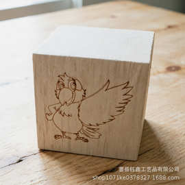 厂家批发鹦鹉啃咬木块磨牙玩具儿童diy 积木块益智玩具木质方块