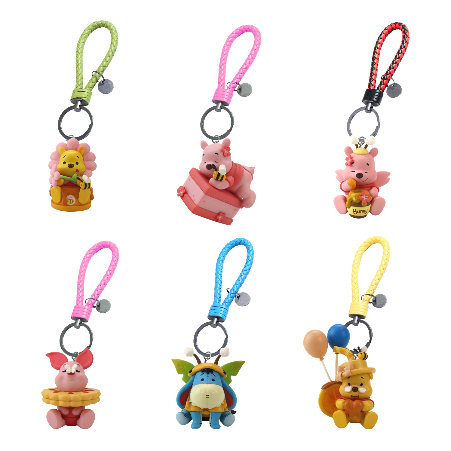 6款美食维尼 编织绳