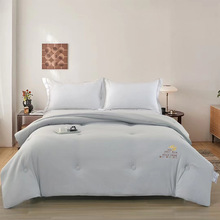 慕可丝大豆暖芯被大豆蛋白纤维加厚柔软被芯春秋提花被褥保暖冬被