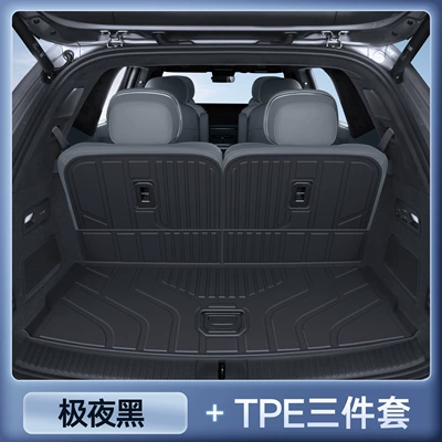 Models of Denza N8L Dedicated – Trunk Mat - extreme-night-blackupgraded-tpe-main-pad-three-piece-set-denza-n8l