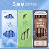 Lepai Super Soft Sky Blue New Product ST pen head Plugs in a neutral pen to quickly dry the pen, smooth the elementary school student junior high school exam