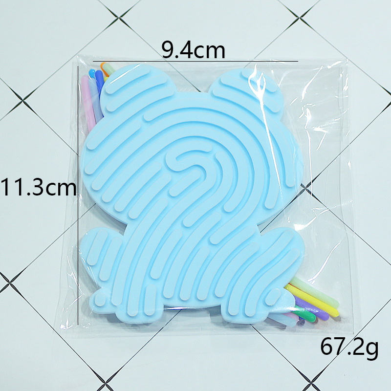 Creativo silicona transfronteriza inducción actividad tablero de descompresión juguete infantil rompecabezas juguetes de descompresión silicona tablero de actividad sensorial