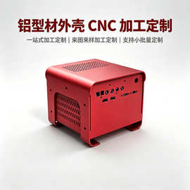 定制ITX主机铝合金外壳微型主机控制器铝型材外壳加工源头工厂