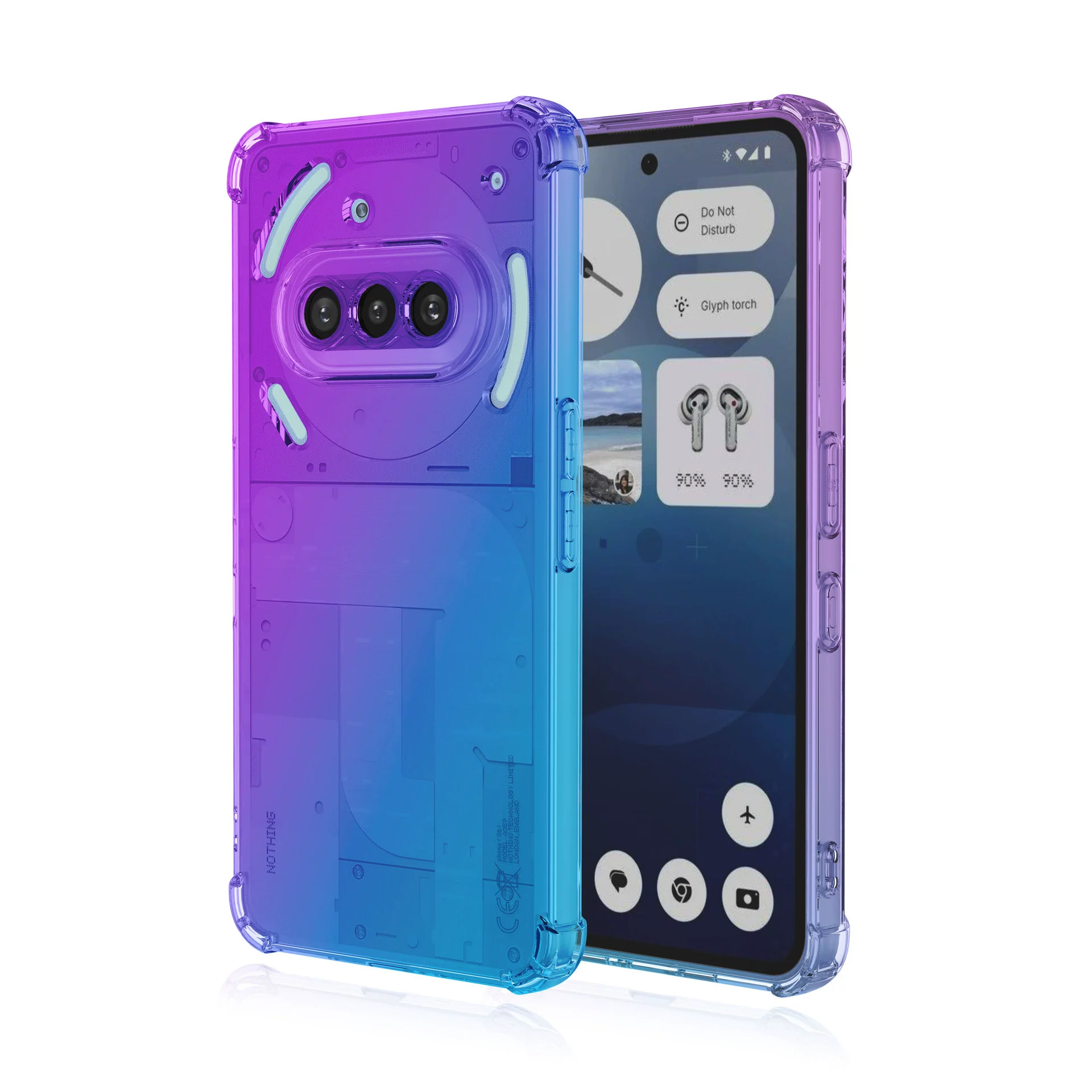 Чехол Nothing Phone3 CMF чехол Phone2pro противоскольжение градиентный цвет для Phone 2A