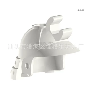 【50G起订】跨境MOC国产积木乐兼容高98128头盔带夹