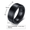 Men's ring stainless steel, European style, on index finger, wholesale