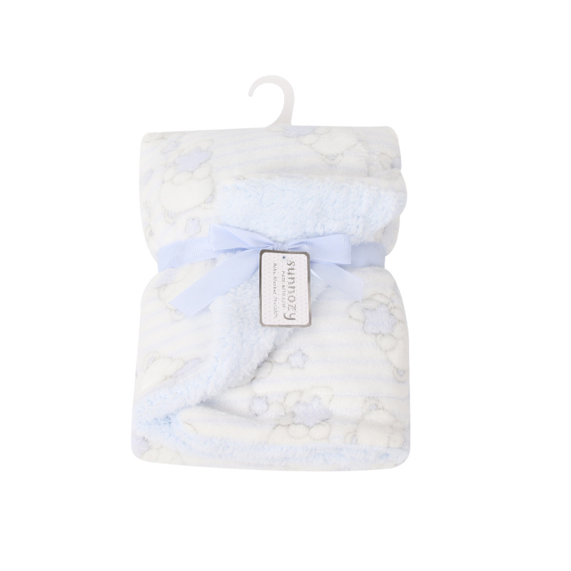 0-2 years old baby coral fleece blanket...