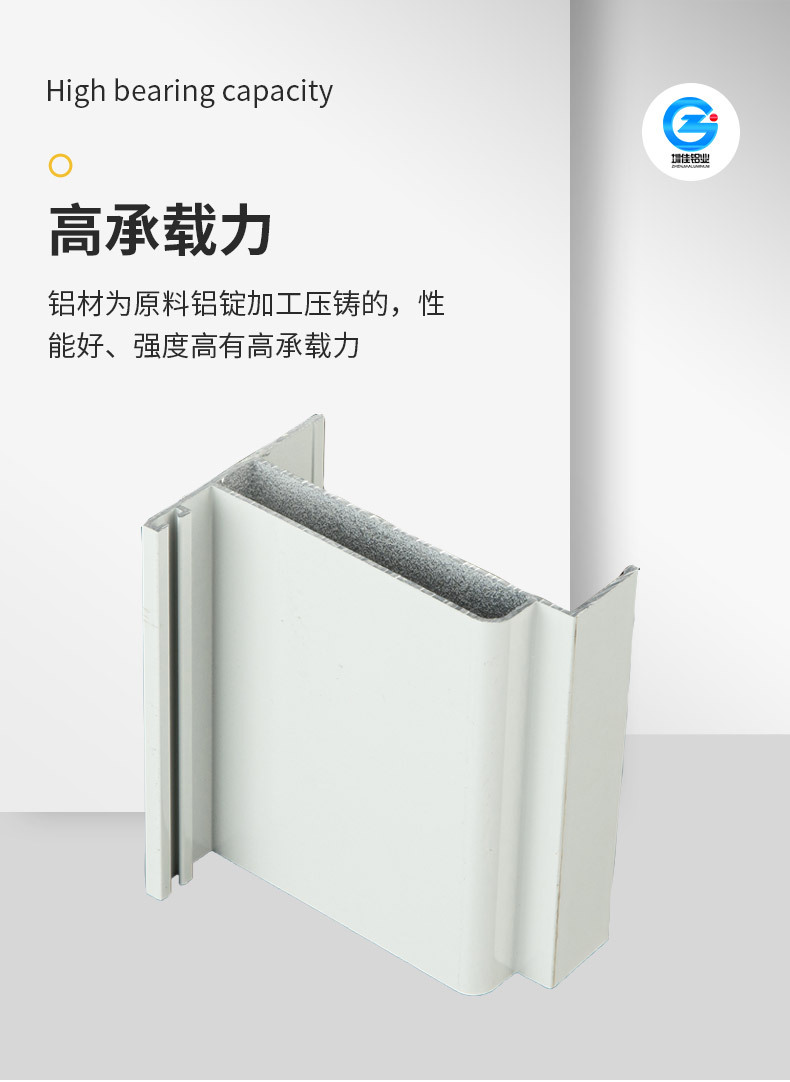 厂家现货铝型材彩钢板中空包边门框密封门料75双门料净化铝型材-阿里巴巴