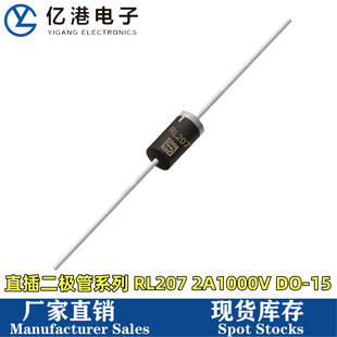 ȫ�³���֏��������O��RL207 2A RL257 2.5A/1000V DO-15