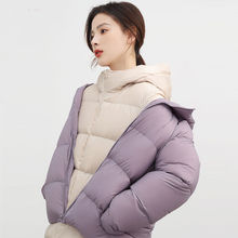 秋冬新款羽绒服女冬季时髦气质简约加厚短款减龄面包服茧型外套潮
