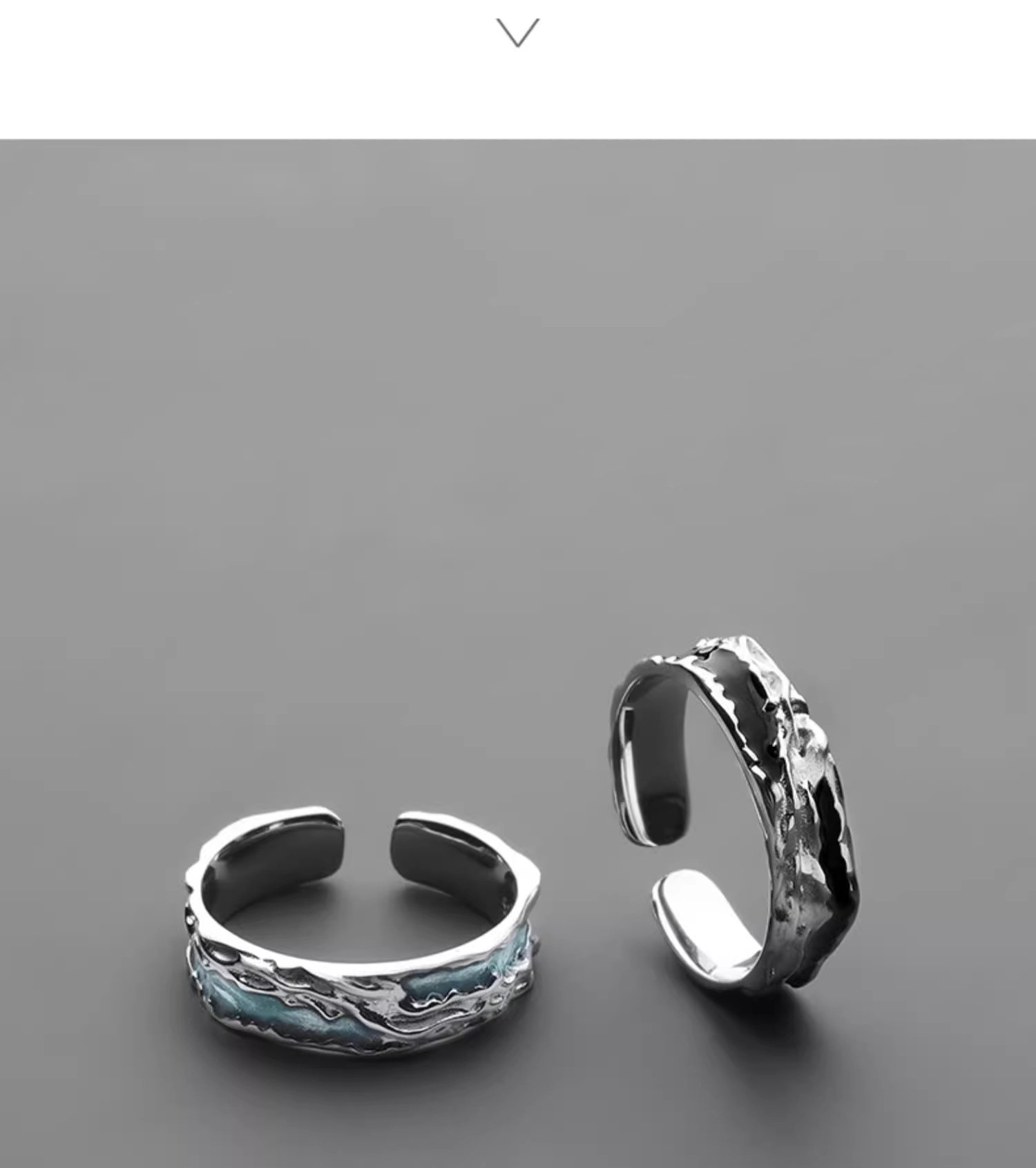 Anello shadow unico per uomo e donna accessorio alla moda di nicchia_voghion.com