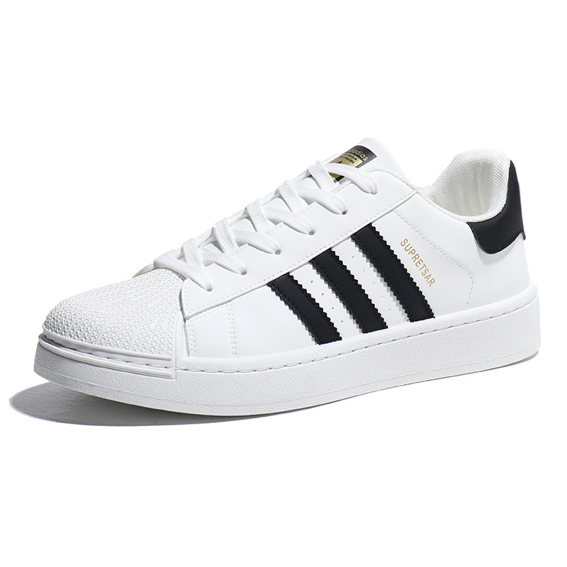 New Men's Shoes Shell Toe White Shoes Popular Versatile Casual Sports Sneakers Men's Breathable Shell Trendy Shoes