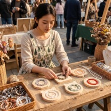 实木多造型手串手链桌面松木地摊摆摊陈列展示托盘实木手串展示架