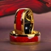 Golden ring stainless steel