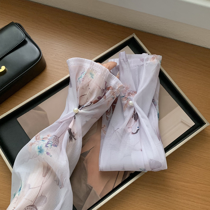 Nuevo súper hada conduciendo protector solar manga de hielo tubo recto suelto anti-ultravioleta estilo nacional manga de mano manga protector solar manga para exteriores