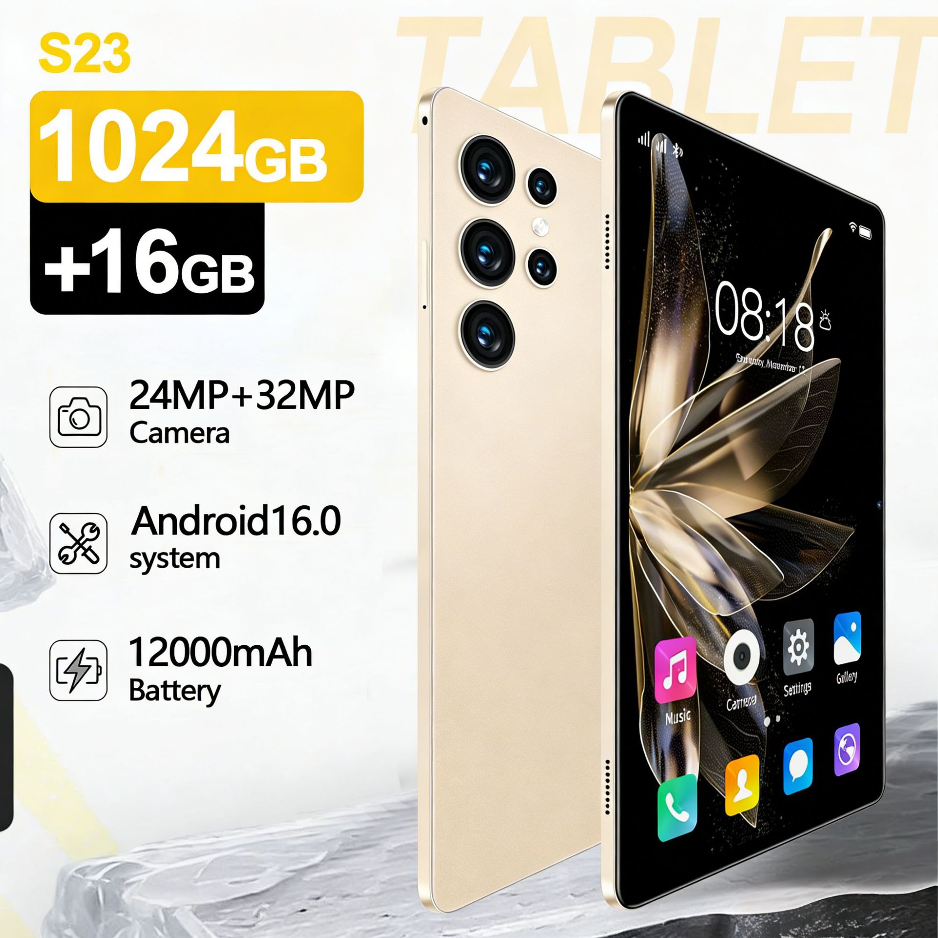 2-in-1 Tablet Computer 2026 New Model 10.1inch Smart High-Definition 4g Bluetooth Screen Notebook Factory Wholesale