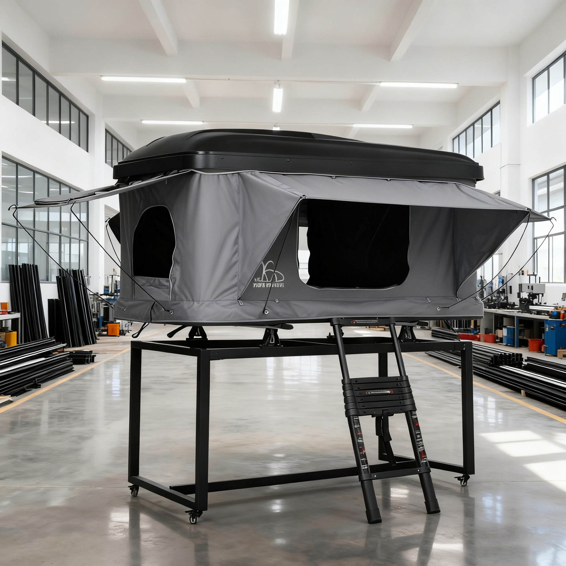 Carpa de techo automática para automóviles SUV de uso general para viajes de campamento al aire libre carpa de autoconducción