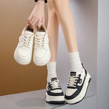 厚底小白鞋女2023新款秋季韩版松糕女鞋运动休闲板鞋