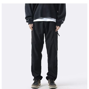 Japanese Style Retro Casual Pants Men's Youth Pants Crowd Pants Solid Color Straight Loose Youth Fashion Brand