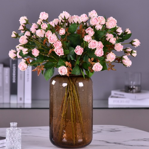 Simulated Rose, England Small Rose, High-End Artificial Flower Wholesale, Sample Room Decor, Photography Prop