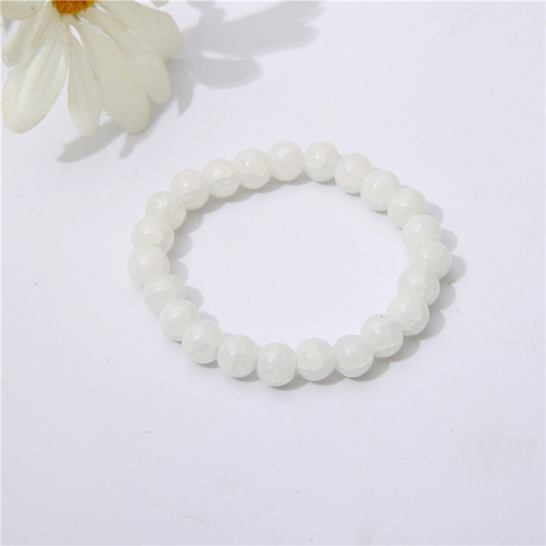 New style jade broken glass beaded bracelet for women, soft rosary beads, toy accessories, cracked non-fading explosive bracelets wholesale