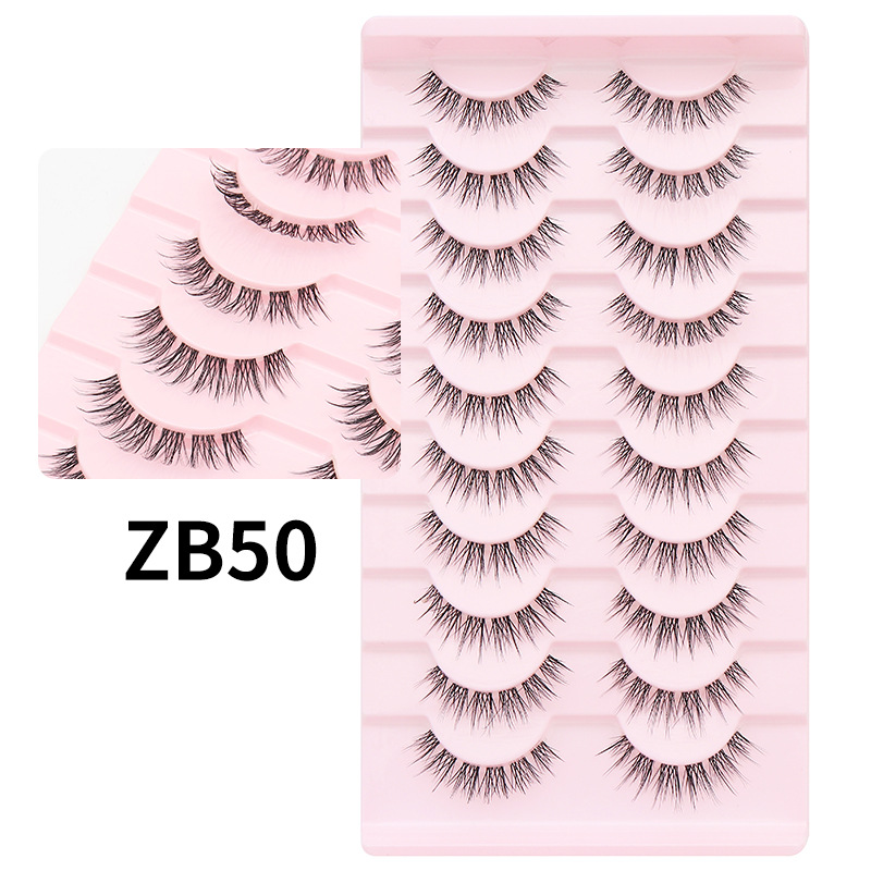 Casual Vacation Solid Color Artificial Fiber False Eyelashes 1 Set display picture 7