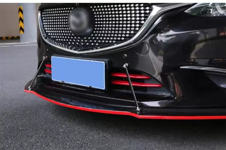 Модификация автомобиля окружающая рулевая тяга Регулируемая телескопическая Передняя лопата из нержавеющей стали рулевая тяга передняя губа подбородок фиксированная декоративная рулевая тяга