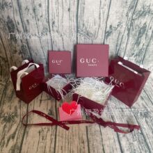 古奇红色香水礼盒古家口红礼盒空盒香水包装盒gu礼品盒