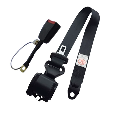 Safety Belt X – Car seat belt - plastic-coated-k3-retractor-20cm-wire-base