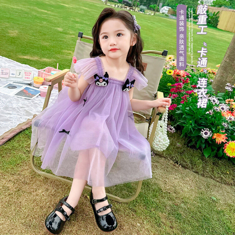 Girls' dress Summer 2025 New Arrival Mushroom Children's Baby Girls' Sling Skirt Little Girls' Princess Skirt Summer Dress
