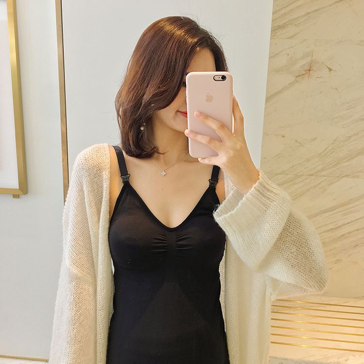 怀孕期无钢圈开上扣背心孕妇哺乳吊带背心女厂家严选批发工厂跨境|undefined