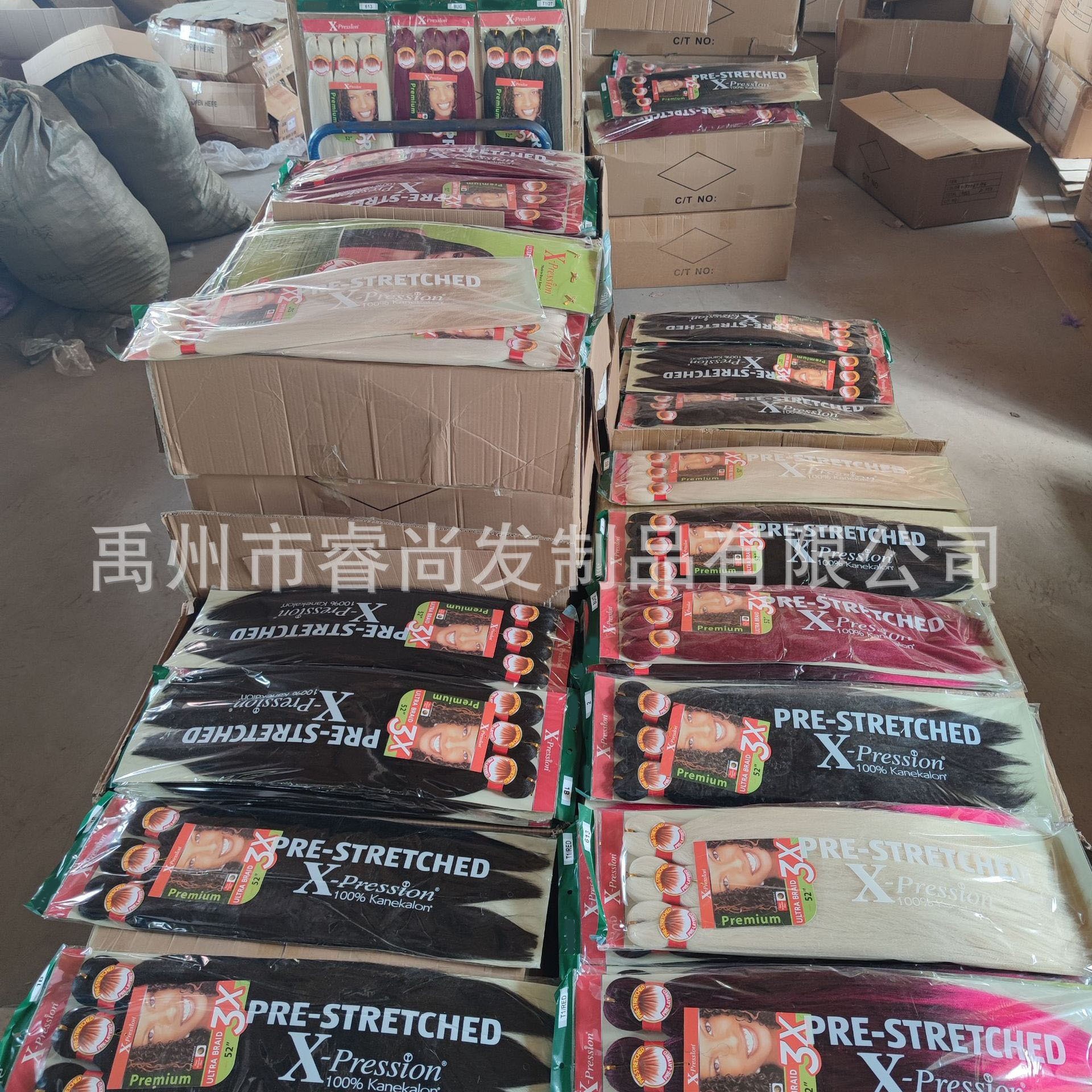 Trenzas africanas retardantes de llama, fibra sintética EZ braid